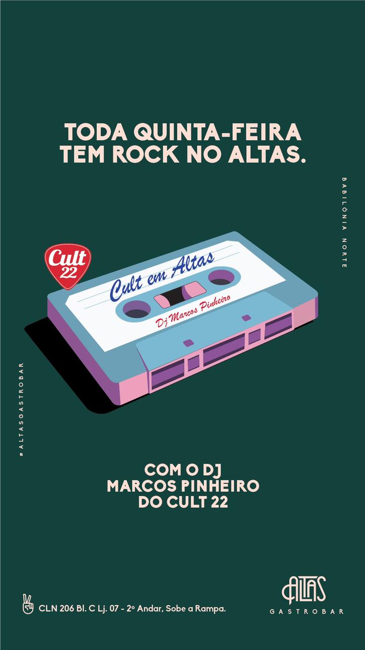 Cult em Altas (flyer fita K7)